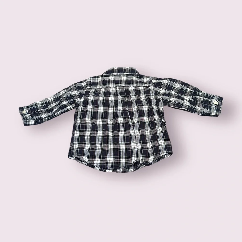 Baby Ralph Lauren Plaid Button-Up Shirt Size 6 Months